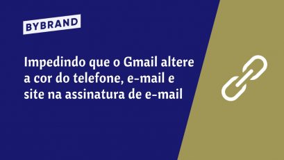 Gmail alterando cor do link