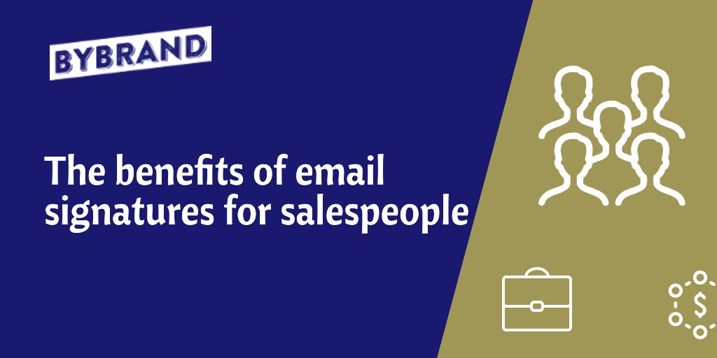 Email signatures for salespeople