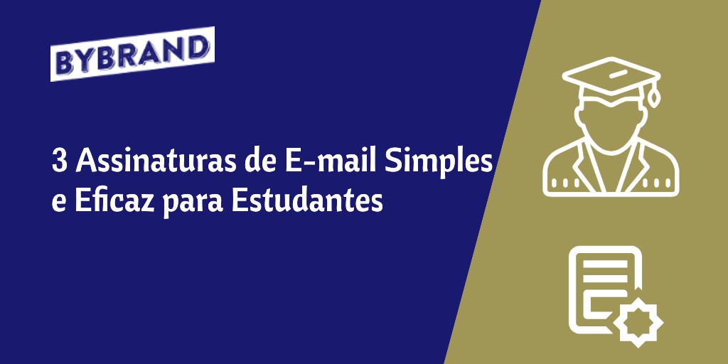 Modelos de assinatura de e-mail para estudante