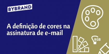 Definição de cores na assinatura de e-mail