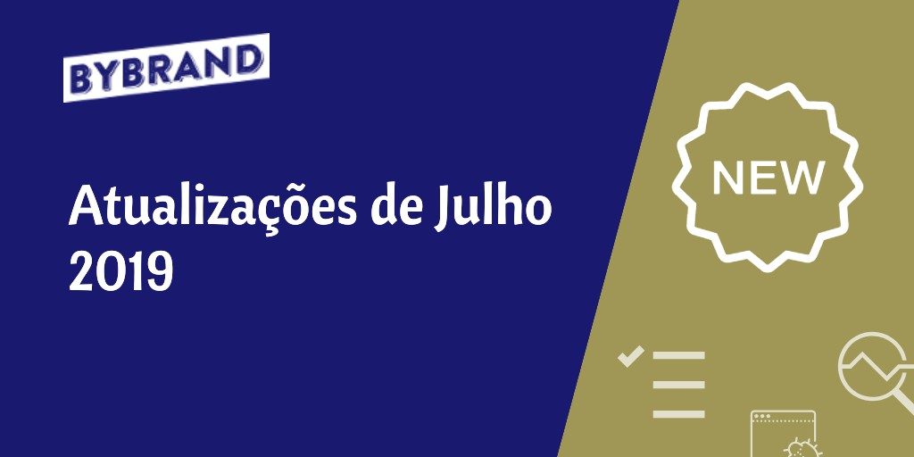 Atualizações de Julho 2019
