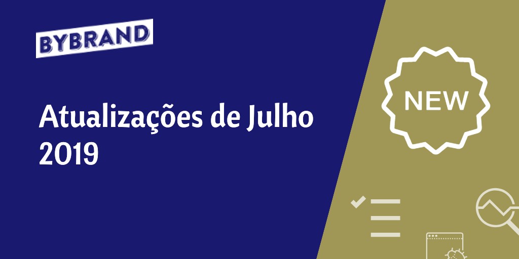 Atualizações de Julho 2019