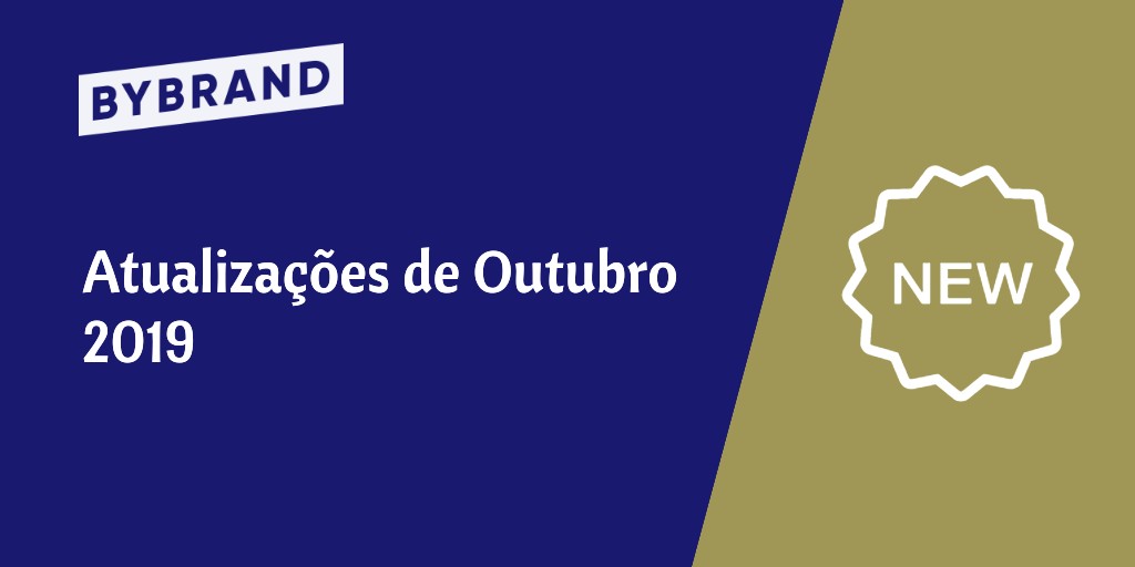 Atualizações de Outubro 2019