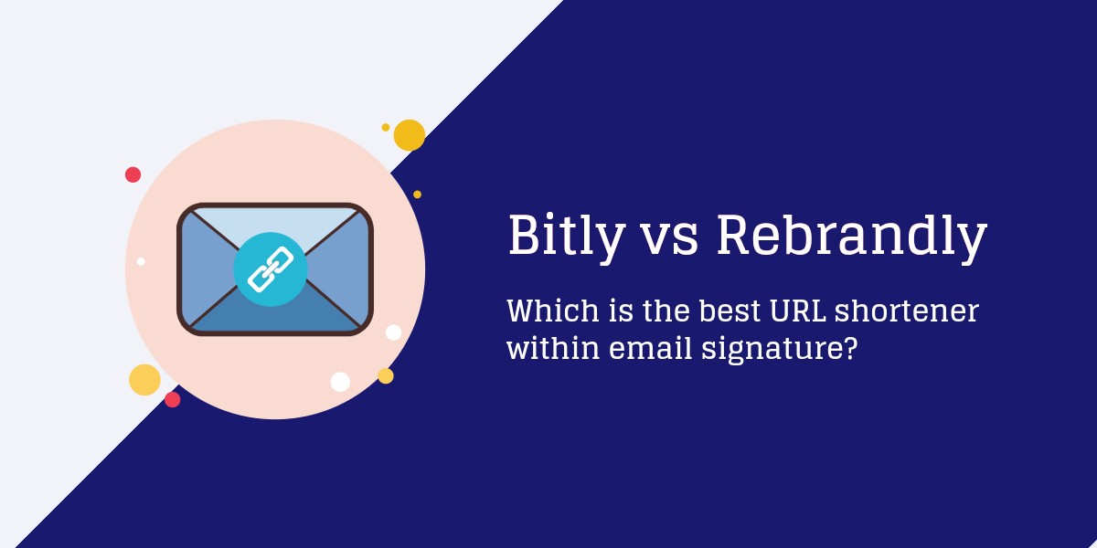 URL shortener software within your e-mail signature