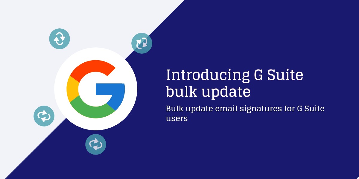 Introducing G Suite bulk update