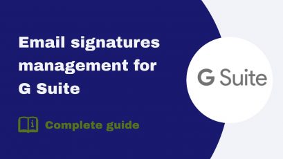 Email Signatures Management for G Suite