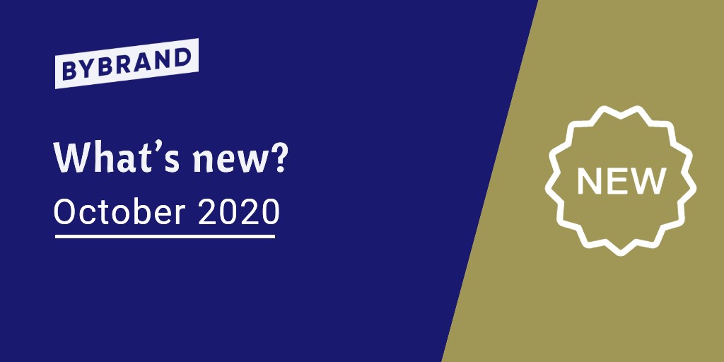 Whats new October 2020