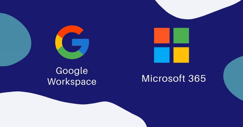 Google Workspace e Microsoft 365 pequena descrição