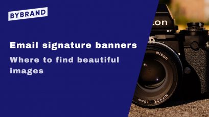 Email signature banners