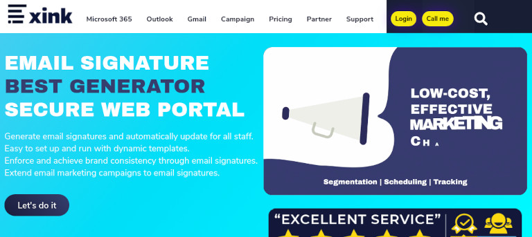 Xink Signatures website