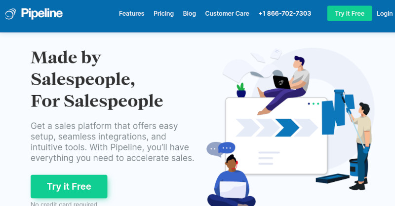 Pipeline CRM website