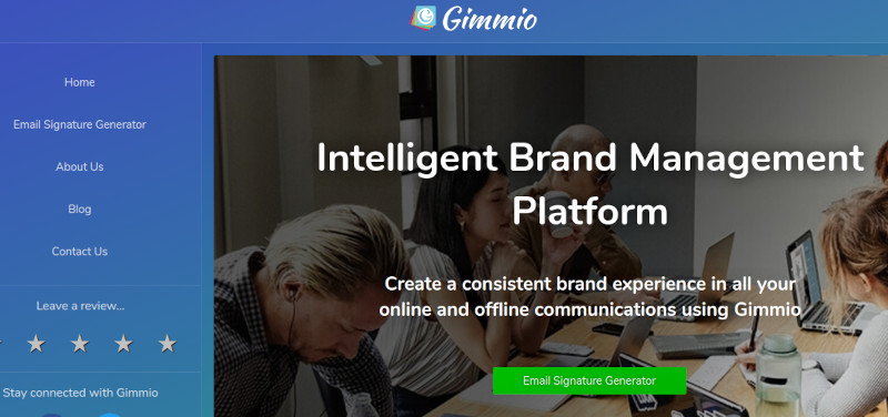 Gimmio website