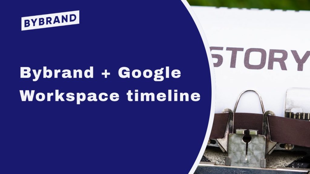 Google Workspace timeline