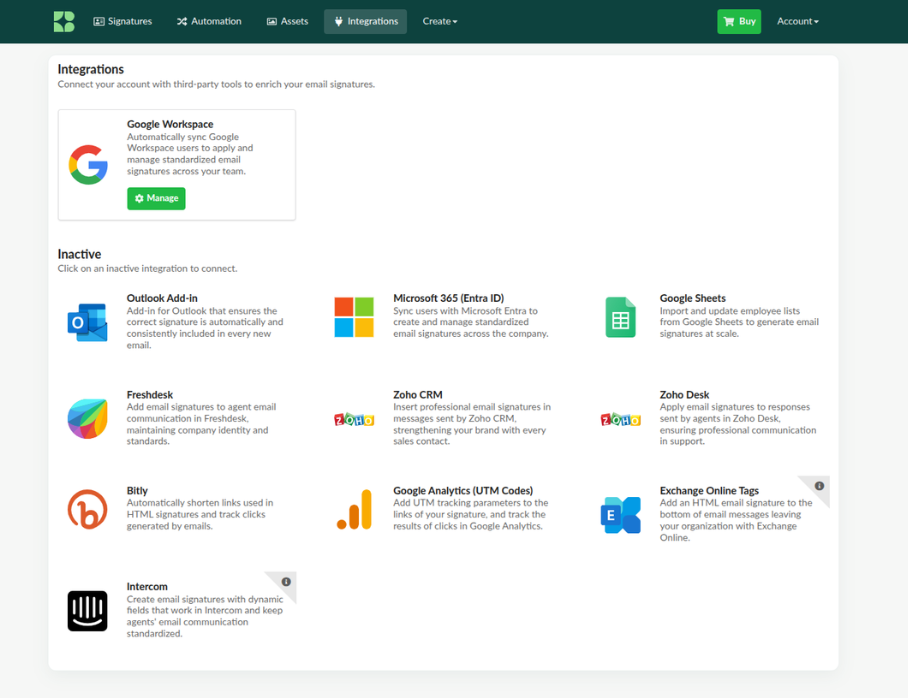 Bybrand Integrationsliste.