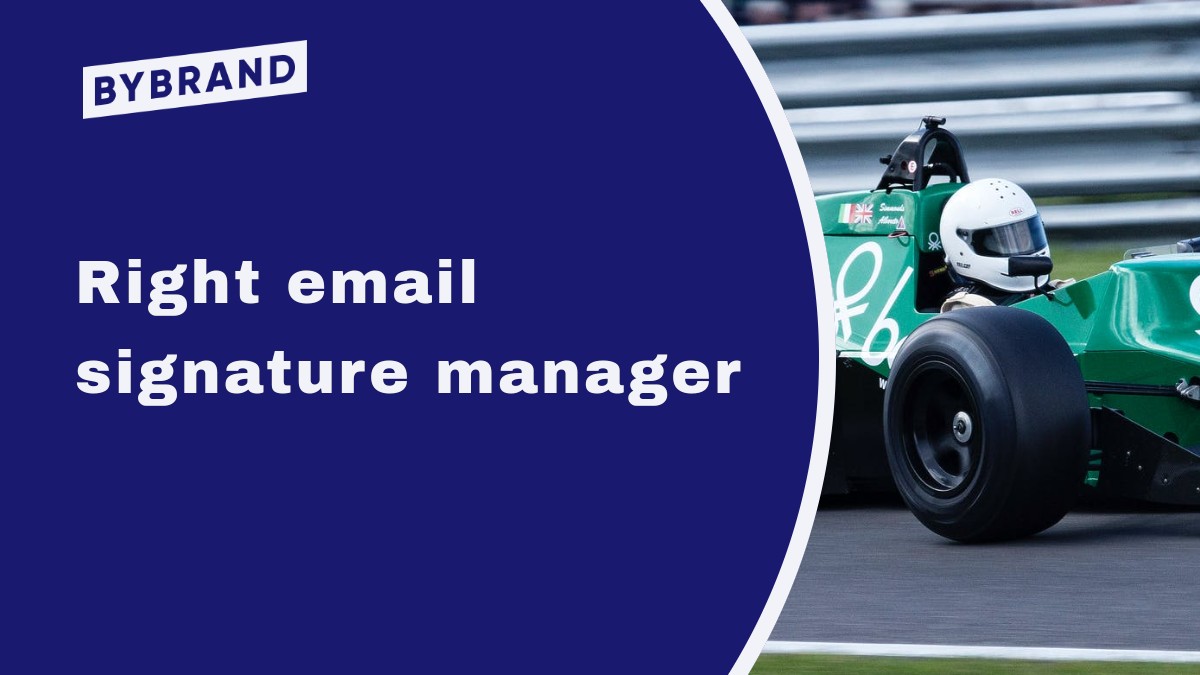 Right email signature manager