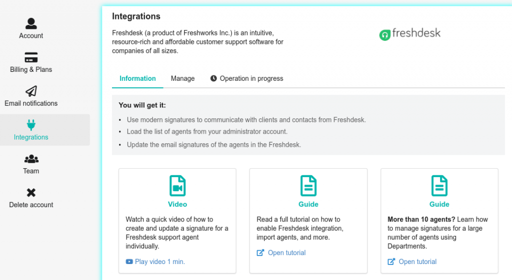 Integration box instructions