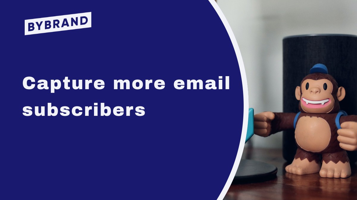 Capture subscribers in email signature