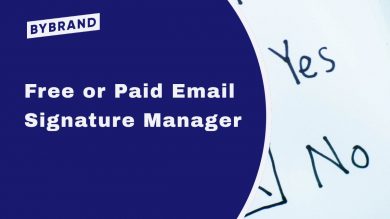 Email signature manager