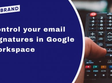 Control of email signatures in Google Workspace