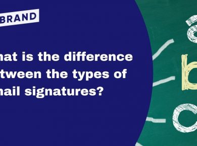 email signature types