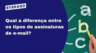 Tipos de assinatura de e-mail