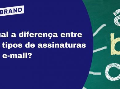 Tipos de assinatura de e-mail