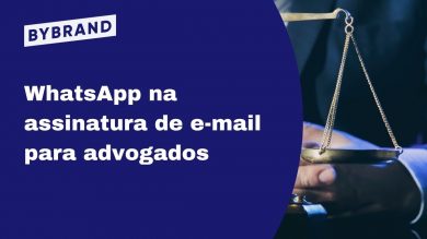 WhatsApp na assinatura de e-mail para advogados