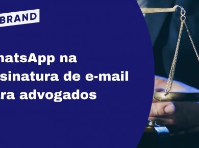 WhatsApp na assinatura de e-mail para advogados