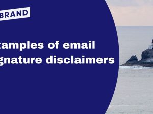 Examples of Email Signature Disclaimers