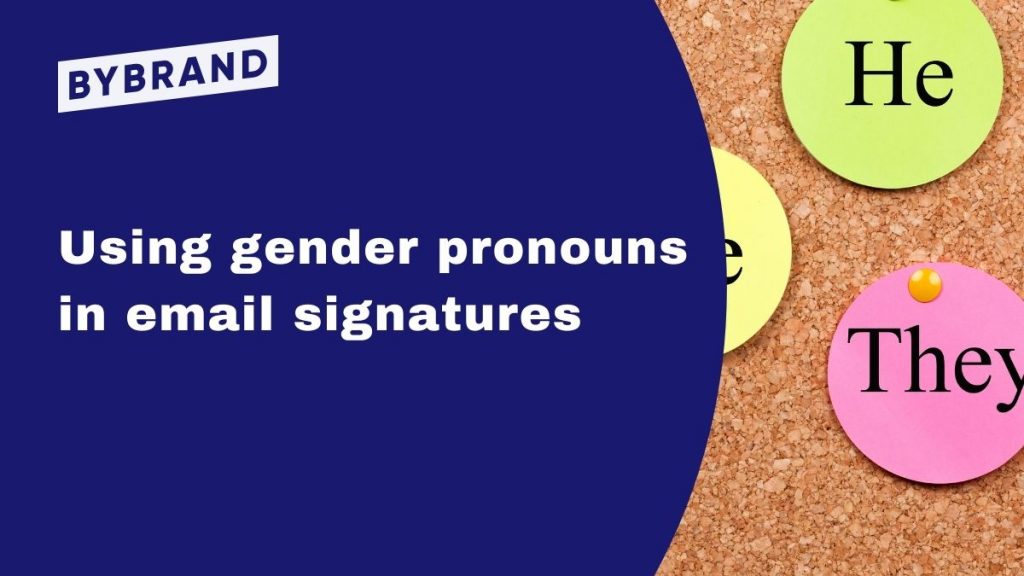 Using gender pronouns in email signatures