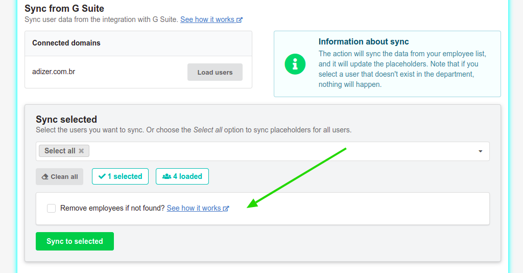 Google Workspace integration improvements on sync data