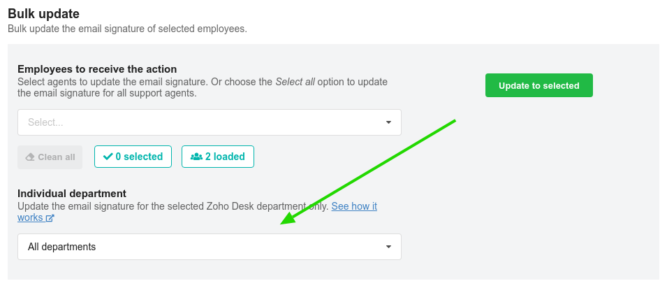Zoho Desk integration improvement