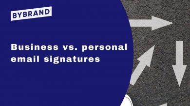 Business vs. personal email signatures