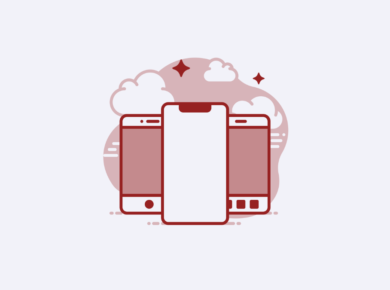 Mobile email signature templates
