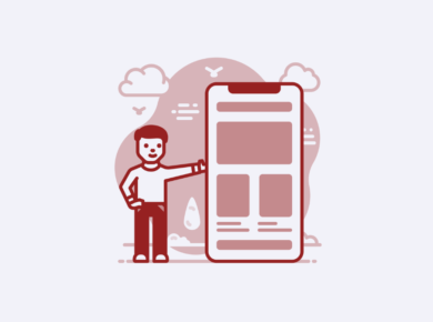 Mobile device header