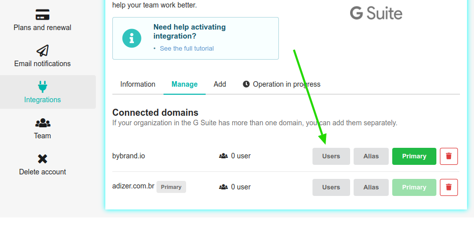 Load all users of Google Workspace