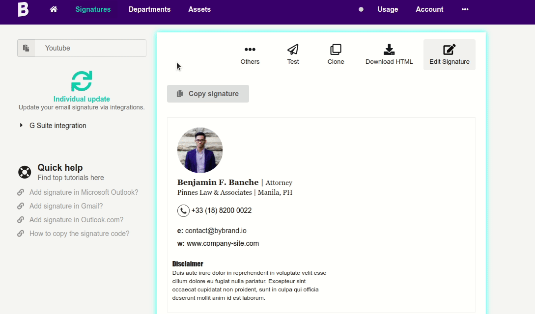How To Edit Your HTML Email Signature A Bybrand Guide
