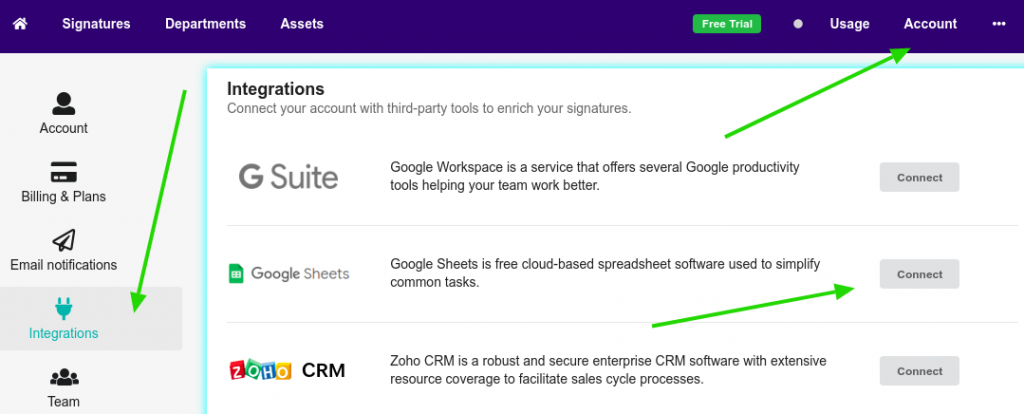 Bybrand + Google Sheets integration