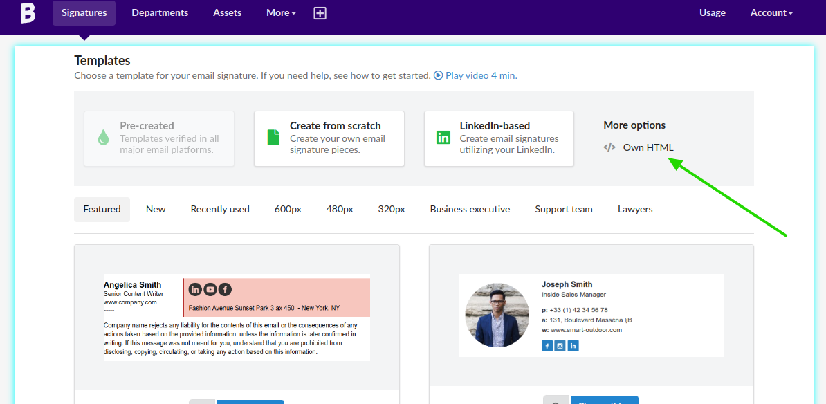Creating an email signature using your HTML - Bybrand