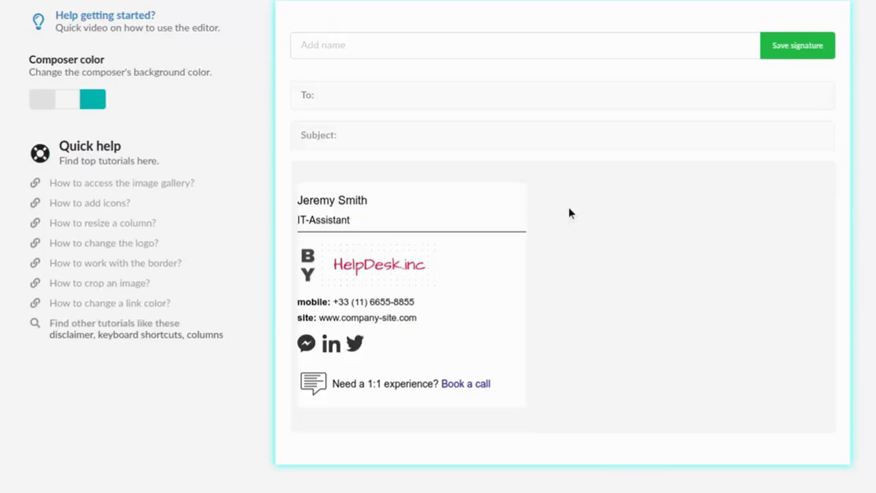 Integration placeholders with Teamwork Desk